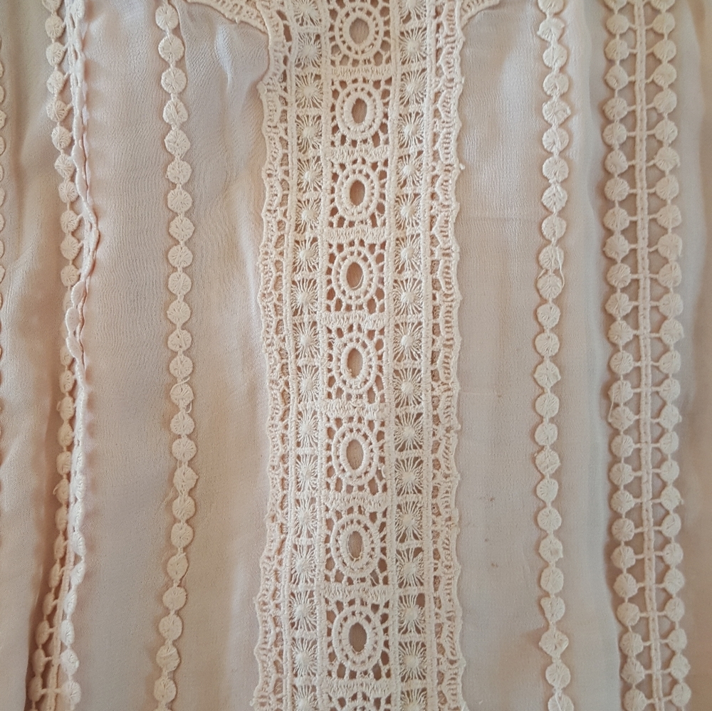 ZARA Woman Peach Tunic Dress Blouse - Picture 5 of 7